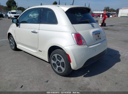 2014 FIAT 500E BATTERY ELECTRIC White  Electric 3C3CFFGEXET172812 photo #4