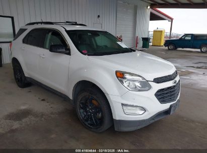 2017 CHEVROLET EQUINOX LT White  Gasoline 2GNALCEK8H1556295 photo #1