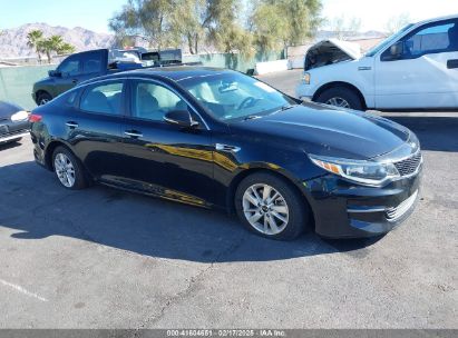 2016 KIA OPTIMA LX Black  Gasoline 5XXGT4L31GG098936 photo #1