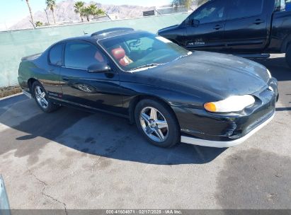 2005 CHEVROLET MONTE CARLO SUPERCHARGED SS Black  Gasoline 2G1WZ121X59335901 photo #1