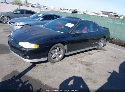 2005 CHEVROLET MONTE CARLO SUPERCHARGED SS Black  Gasoline 2G1WZ121X59335901 photo #3