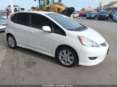 2010 HONDA FIT SPORT White  Other JHMGE8H4XAC017957 photo #1