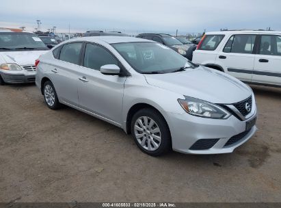 2017 NISSAN SENTRA SV Gray  Gasoline 3N1AB7AP0HL717339 photo #1