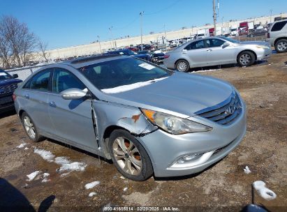 2013 HYUNDAI SONATA LIMITED Silver  Gasoline 5NPEC4ACXDH606301 photo #1