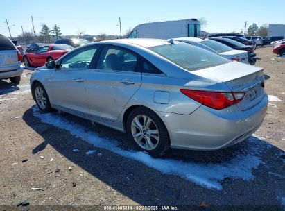 2013 HYUNDAI SONATA LIMITED Silver  Gasoline 5NPEC4ACXDH606301 photo #4