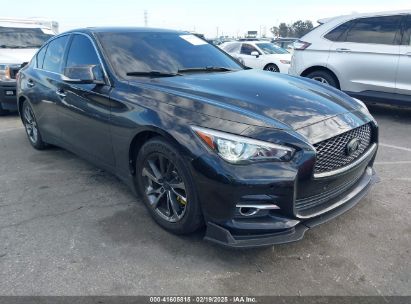 2017 INFINITI Q50 3.0T SIGNATURE EDITION Black  Gasoline JN1EV7AP6HM741272 photo #1