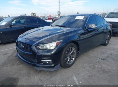 2017 INFINITI Q50 3.0T SIGNATURE EDITION Black  Gasoline JN1EV7AP6HM741272 photo #3