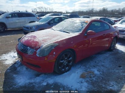 2004 INFINITI G35 Red  Gasoline JNKCV54E14M822580 photo #3