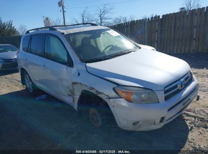 2008 TOYOTA RAV4 LIMITED V6 White  Gasoline JTMBK31V785050262 photo #1