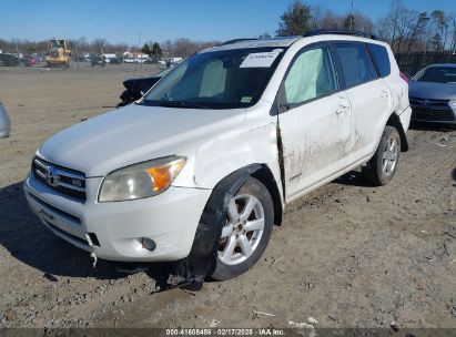 2008 TOYOTA RAV4 LIMITED V6 White  Gasoline JTMBK31V785050262 photo #3