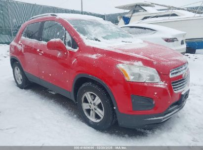 2015 CHEVROLET TRAX LT Red  Gasoline KL7CJLSB8FB222631 photo #1