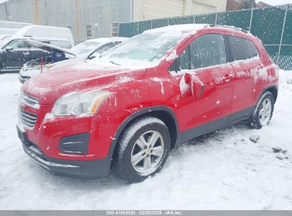 2015 CHEVROLET TRAX LT Red  Gasoline KL7CJLSB8FB222631 photo #3