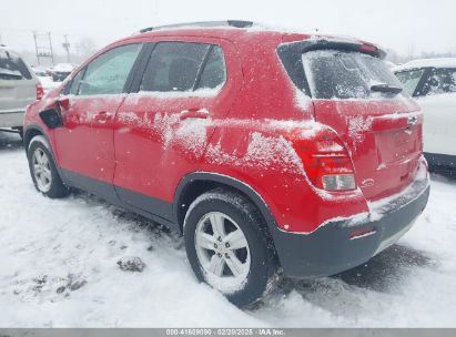 2015 CHEVROLET TRAX LT Red  Gasoline KL7CJLSB8FB222631 photo #4