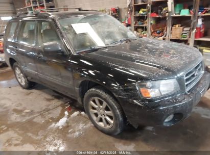 2005 SUBARU FORESTER 2.5XS Black  Gasoline JF1SG65695H707715 photo #1