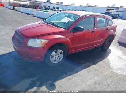 2007 DODGE CALIBER Red  Gasoline 1B3HB28B57D506636 photo #3