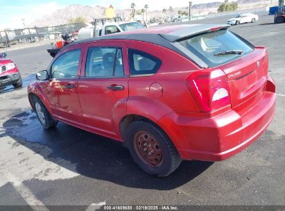 2007 DODGE CALIBER Red  Gasoline 1B3HB28B57D506636 photo #4