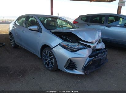 2017 TOYOTA COROLLA SE Silver  Gasoline 5YFBURHE9HP626598 photo #1