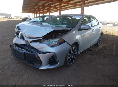 2017 TOYOTA COROLLA SE Silver  Gasoline 5YFBURHE9HP626598 photo #3