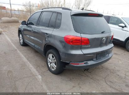 2016 VOLKSWAGEN TIGUAN S Gray  Gasoline WVGAV7AX1GW513934 photo #4