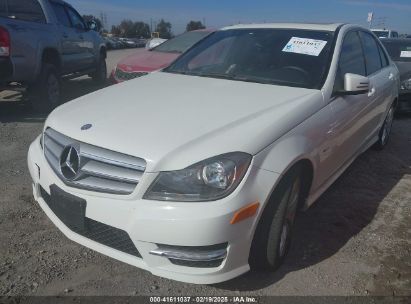 2012 MERCEDES-BENZ C 250 LUXURY/SPORT White  Gasoline WDDGF4HB5CR234456 photo #3