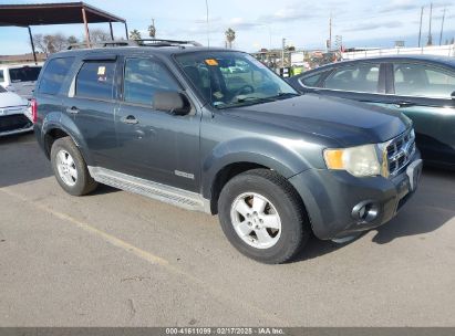 2008 FORD ESCAPE XLT Black  Gasoline 1FMCU03Z68KC07872 photo #1