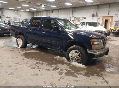 2011 GMC CANYON SLE1 Blue  Gasoline 1GTH6MFE3B8123808 photo #1