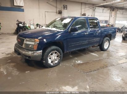 2011 GMC CANYON SLE1 Blue  Gasoline 1GTH6MFE3B8123808 photo #3