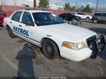 2011 FORD CROWN VICTORIA POLICE INTERCEPTOR White  Flexible Fuel 2FABP7BV8BX122203 photo #1