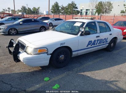 2011 FORD CROWN VICTORIA POLICE INTERCEPTOR White  Flexible Fuel 2FABP7BV8BX122203 photo #3