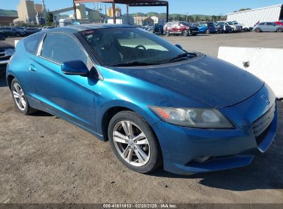 2011 HONDA CR-Z EX Blue  Hybrid JHMZF1D64BS010742 photo #1