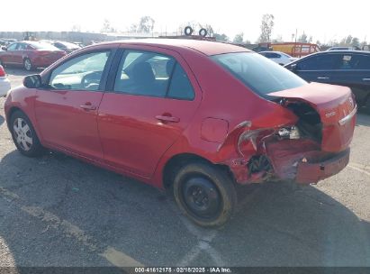 2011 TOYOTA YARIS Red  Gasoline JTDBT4K33B1400632 photo #4