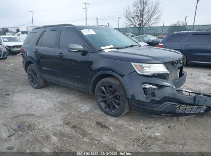 2018 FORD EXPLORER XLT Black  Gasoline 1FM5K8D86JGC66383 photo #1