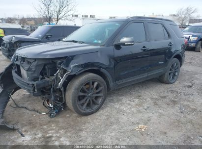 2018 FORD EXPLORER XLT Black  Gasoline 1FM5K8D86JGC66383 photo #3