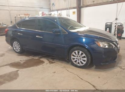 2017 NISSAN SENTRA SV Blue  Gasoline 3N1AB7AP0HY320619 photo #1