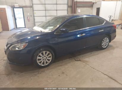 2017 NISSAN SENTRA SV Blue  Gasoline 3N1AB7AP0HY320619 photo #3