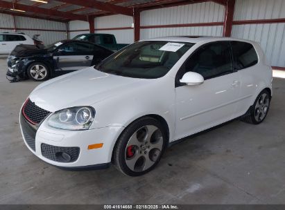 2009 VOLKSWAGEN GTI 2-DOOR White  Gasoline WVWFV71K49W140003 photo #3