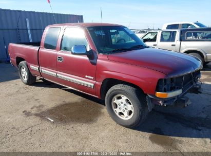 2000 CHEVROLET SILVERADO 1500 LS Burgundy  Gasoline 1GCEC19V6YZ114125 photo #1