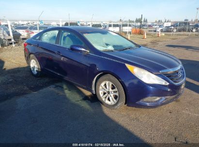 2013 HYUNDAI SONATA GLS Blue  Gasoline 5NPEB4AC9DH747217 photo #1