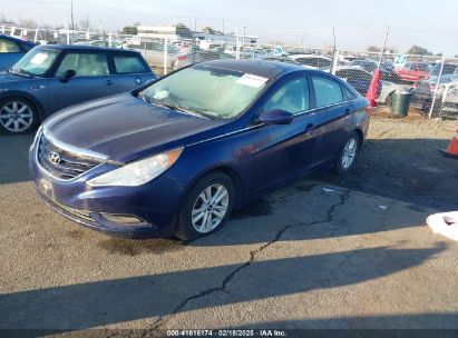 2013 HYUNDAI SONATA GLS Blue  Gasoline 5NPEB4AC9DH747217 photo #3