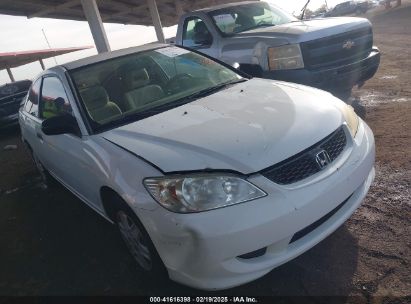 2004 HONDA CIVIC VP White  Gasoline 1HGEM22124L068172 photo #1