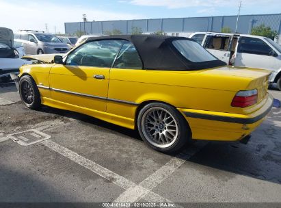 1997 BMW 328IC Yellow  Gasoline WBABK8323VET99797 photo #4