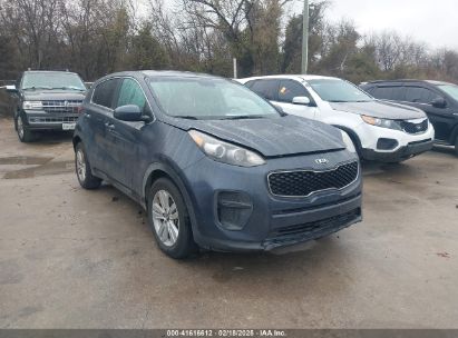 2017 KIA SPORTAGE LX Navy  Gasoline KNDPM3AC6H7148136 photo #1