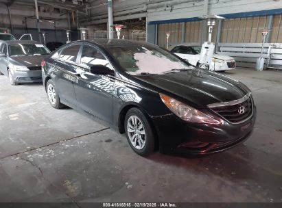 2011 HYUNDAI SONATA GLS Black  Gasoline 5NPEB4AC9BH024514 photo #1