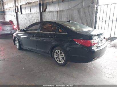 2011 HYUNDAI SONATA GLS Black  Gasoline 5NPEB4AC9BH024514 photo #4