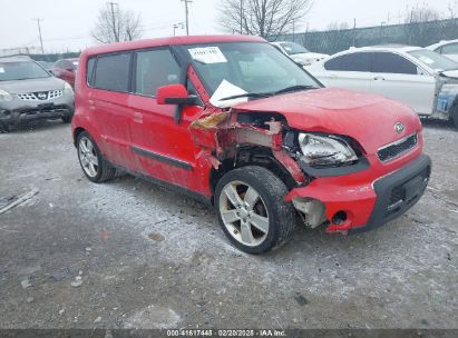 2010 KIA SOUL SPORT Red  Gasoline KNDJT2A20A7049618 photo #1