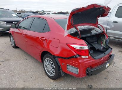 2016 TOYOTA COROLLA LE Red  Gasoline 5YFBURHEXGP543700 photo #4