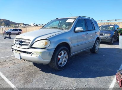 2003 MERCEDES-BENZ ML 500 Silver  Gasoline 4JGAB75E83A379674 photo #3