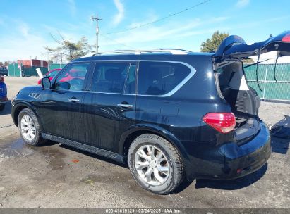 2011 INFINITI QX56 Black  Gasoline JN8AZ2NE5B9002999 photo #4