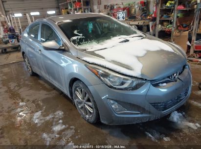 2015 HYUNDAI ELANTRA SE Silver  Gasoline KMHDH4AE3FU250129 photo #1