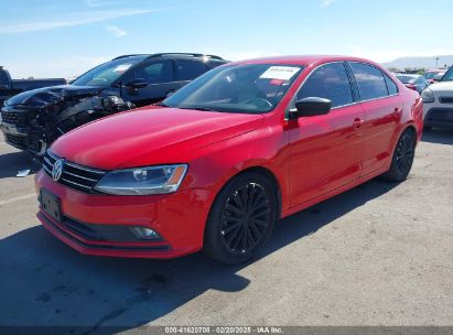 2016 VOLKSWAGEN JETTA 1.8T SPORT Red  Gasoline 3VWD17AJ8GM296095 photo #3